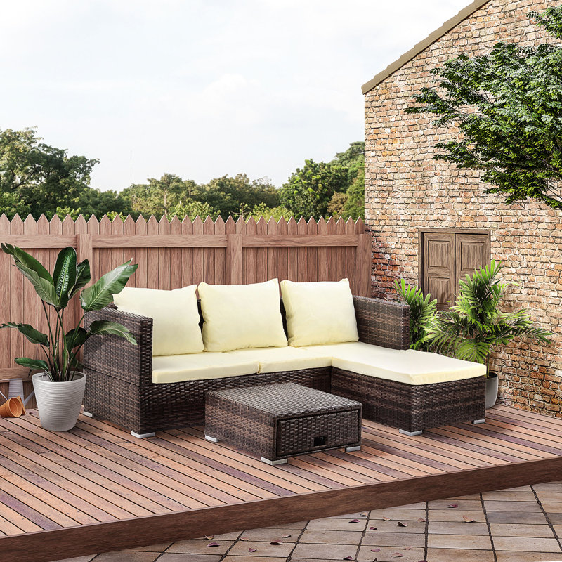 Rattan Sofa Set