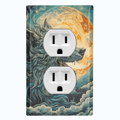1-Gang Duplex Outlet Wall Plate