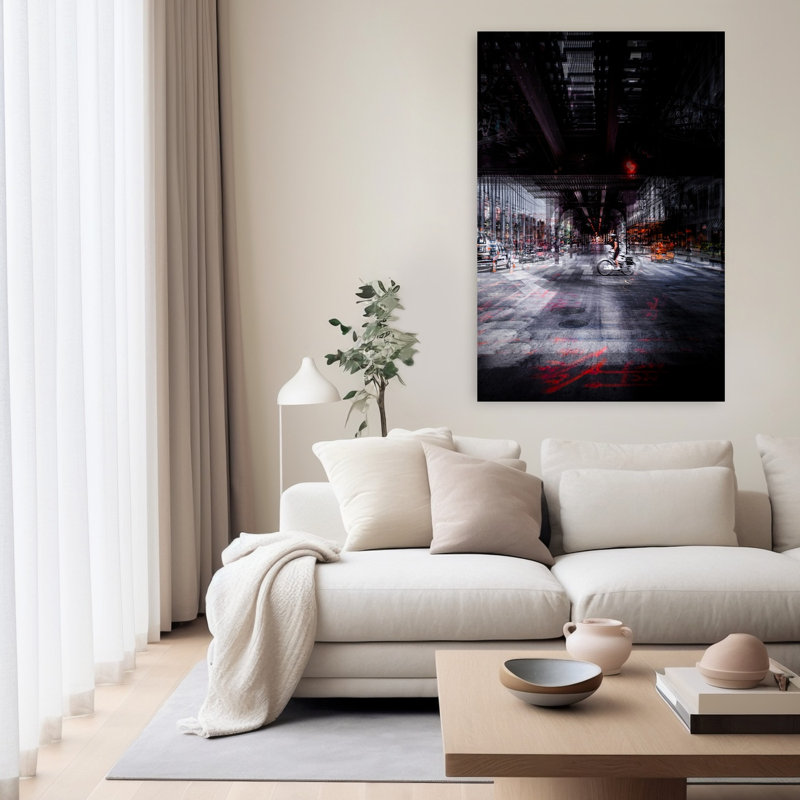 Art contemporain sur les rues de Chicago, architecture contemporaine, H 60 po x l 40 po