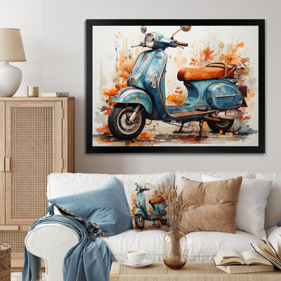 Blue Family Fun Scooter - Imprimé