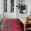 Tapis rouge Teimani 3 pi 10 po x 6 pi 7 po