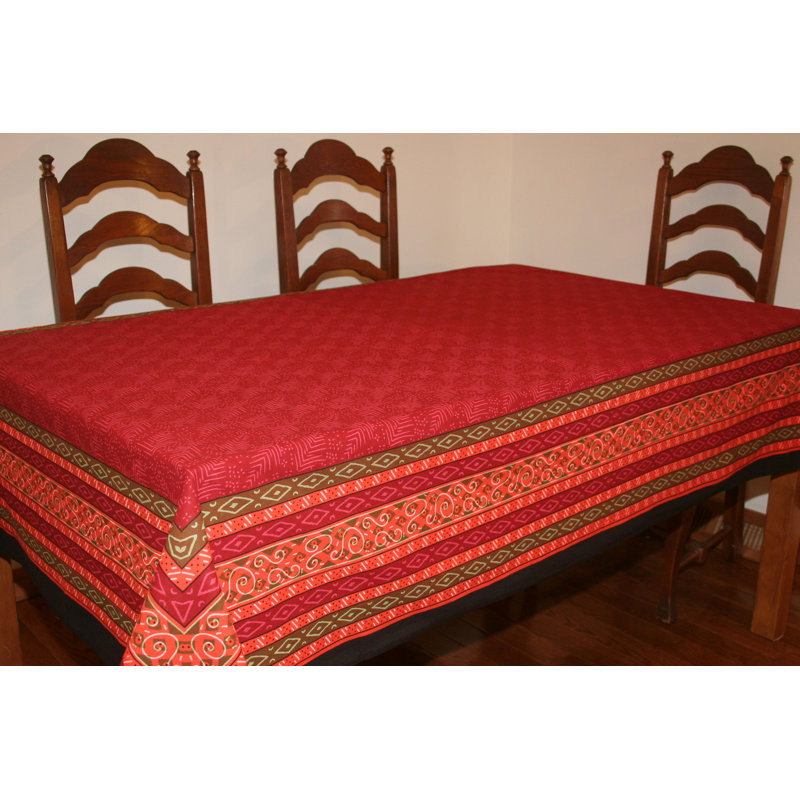 Calico Tablecloth, 72" W Round