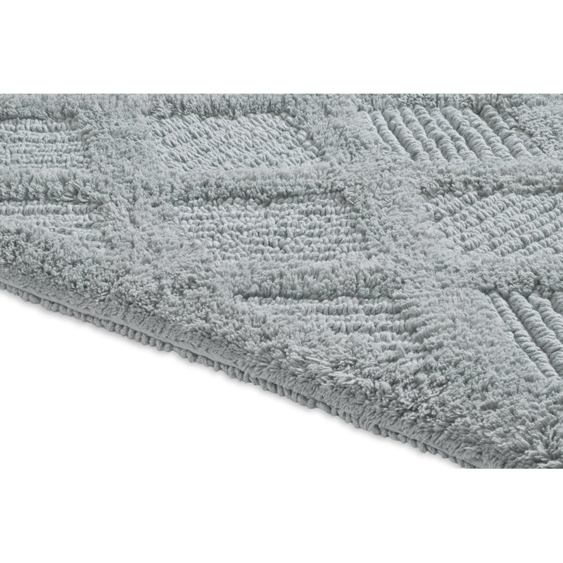 Gerlinda Cotton Blend Bath Rug, Soft Spa