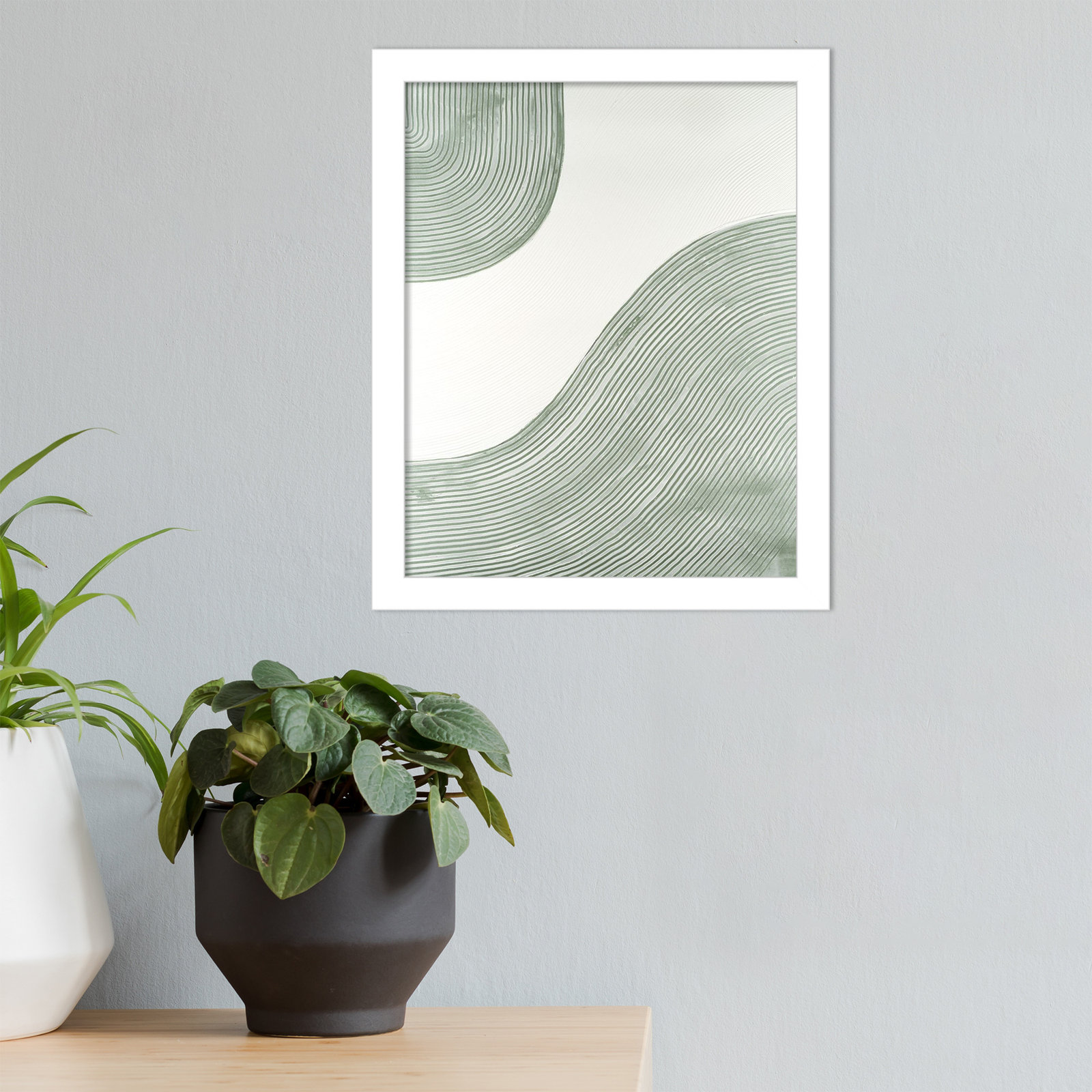 Get Going by Vanna Lam, 13" H x 11" W x 1" D, White