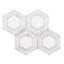 Santorini 4"x4" Natural Stone Mosaic Wall & Floor Tile-48761183