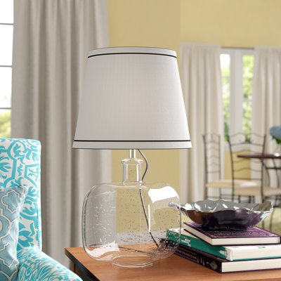 Ensemble de lampe de table en verre haute modern 12 po Musman