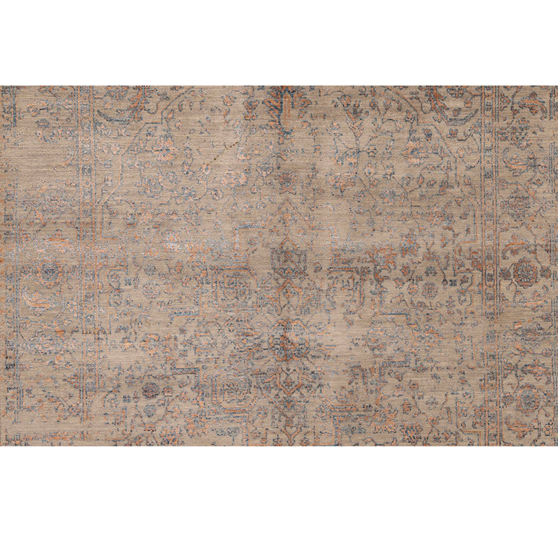 Tapis rectangulaire noué à la main