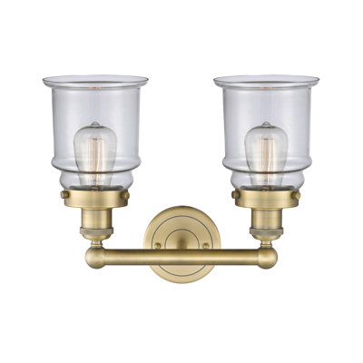Éclairage pour meuble-lavabo de salle de bain 2 lumières Cailen de la collection Edison