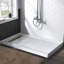 Socle de panneau de douche Ã  seuil unique de 152 cm x 86 cm (60 po x 34 po), avec ensemble de vidange et couvercle de vidange inclus, antidÃ©rapant-36500004-65273742