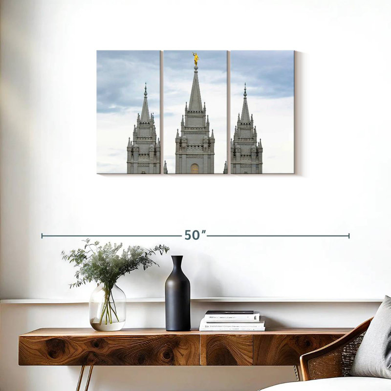 Sebbie Salt Lake Temple, 20" H x 33" W