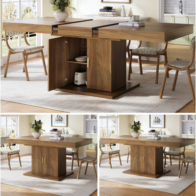 180.01 cm Extendable Dining Table