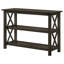 Console Deep Merlot avec 2 tablettes