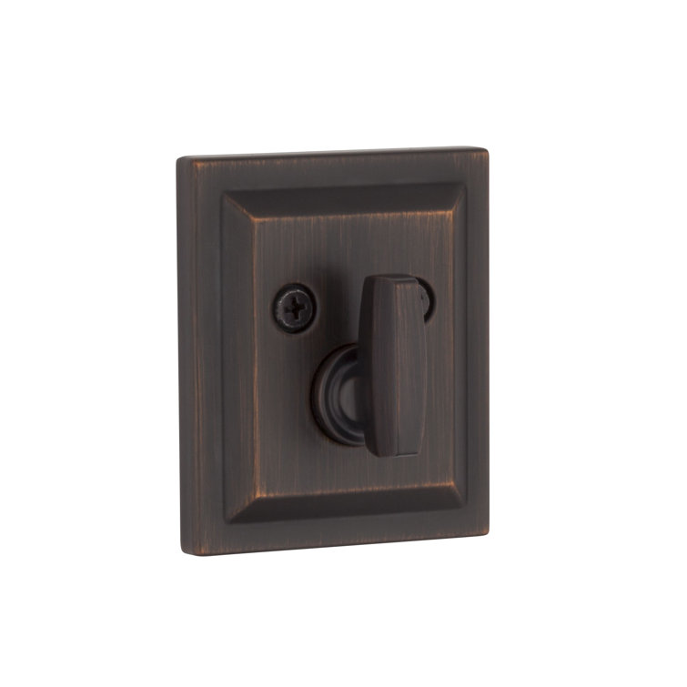 Torrey Pines 380 Rectangular Low Profile Single Cylinder Deadbolt with SmartKey