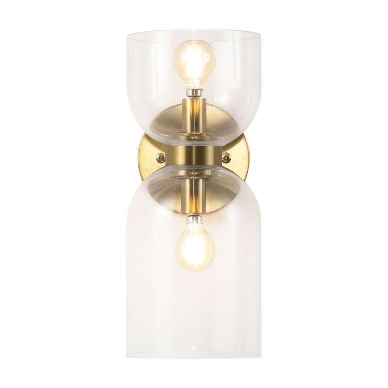 Oregon 2 - Light Armed Sconce, Clear
