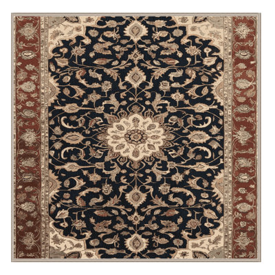 Tapis brun lavable à la machine