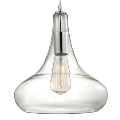Orbital 10'' Wide 1-Light Pendant - Polished Chrome