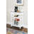 Macy Rolling Granite Kitchen Cart with Utility Drawer & Basket-22916604-128495254