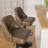 360-Degree Rotatable Faux Leather Bar Stool With Button Stitching-116087023
