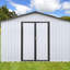 Abri de jardin en métal 10X12 - La construction extérieure défie 10Ftx12ft depuis des années