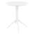 Farrah 24'' Round 2 - Person Bistro Set with Contemporary Stacking Chairs-87526836