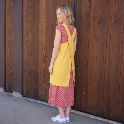 Linen Smock Apron 100% Pure Linen for Men & Women
