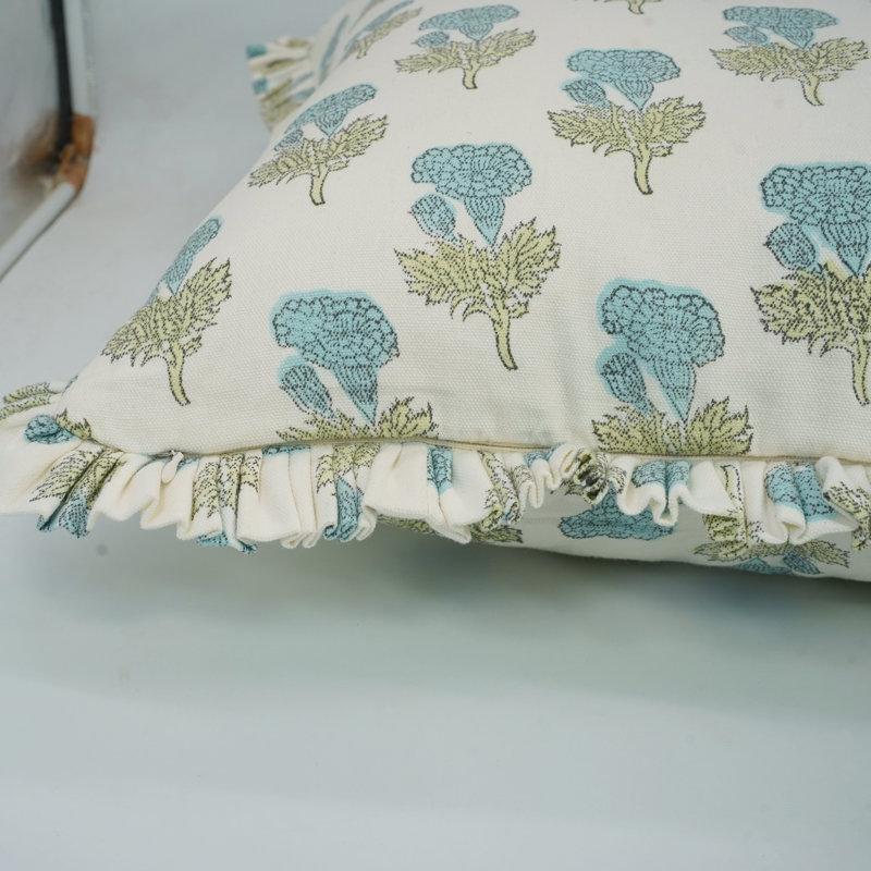 Décoration florale pour l'été Fab Fabine pour l'été, l'hiver, 24 x 24 pouces, bleu, Manmohan, H 22 po x l 22 po