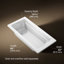 Archer 66" x 32" Drop In Soaking Acrylic Bathtub-12504501