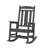 Wolak Oversized High  Density Polyethylene Rocking Adirondack Chair-952025964