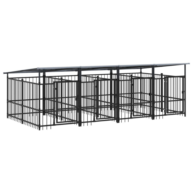 128cm Cancun Dog Pen, 128cm H x 394cm W x 198cm D