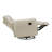 Luxurious Swivel Glider Reclining Chair 1Pc Taupe Leather Upholstery Plush Comfort Living Room Furniture-1516812538
