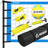 32ft Outdoor Portable Volleyball Net Set System - Quick & Easy Setup Adjustable Height Steel Poles-67189840