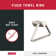 Zura Triangular Wall Mounted Towel Ring