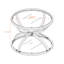 31.50'' Modern Rectangle Glass Coffee Table with Ring-Shaped Frames, Tempered Glass, Luxury Centre Table for Living Room, Bedroom and Office-1734802086-1734802087