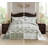 5-Piece Oversized Jacquard Matelasse Leaf Damask Bedspread Set Textured Dot Scalled Edge Border-116270516-116270519