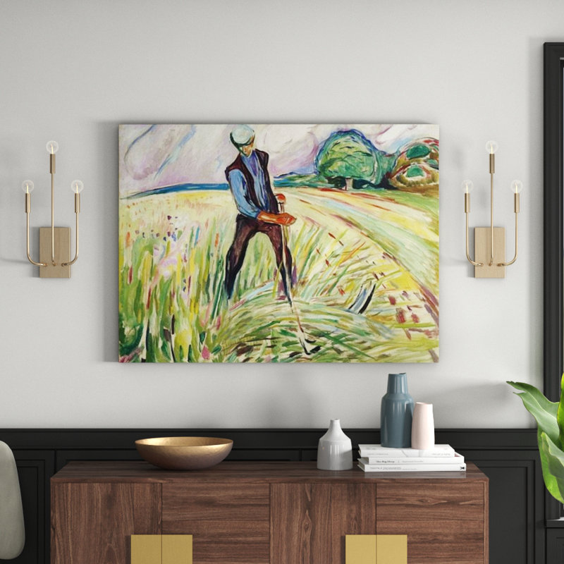 Edvard Munch - Wrapped Canvas Painting, 60cm H x 80cm W x 1.8cm D