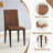 Modern 4‑Seat Round Dining Table Set – Tempered Glass Top Dining Table and Chairs, Kitchen & Dining Room Set-284269027