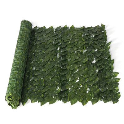 Privacy Fence Screen,Faux Ivy Leaf Artificial Hedges Fence