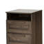 Table de chevet rustique, 2 tiroirs et tablette de rangement attrayante-779162154