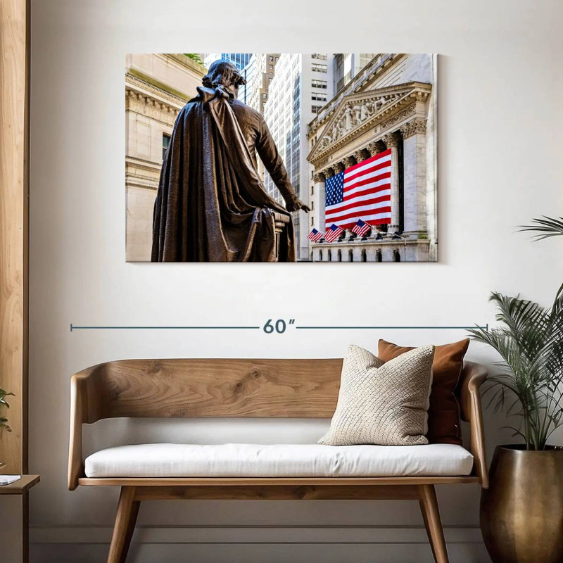 Lilie Wall Street New York Stock Exchange, 30" H x 45" W