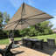 Parasol en porte-à-faux pivotant à 360 ° pivotant à gauche et à droite avec rotation à 360 degrés-678505115-678505112