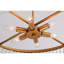 Lustre tambour en cristal 6 lumières Eva