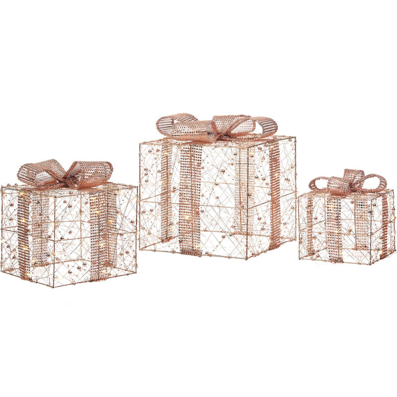 Christmas Decorative Accent, Rose Gold