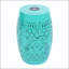 Table d'appoint solaire avec lumière solaire intégrée - bleu sarcelle, motif de fleurs la nuit-129458328