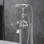 Robinet de baignoire autoportant à fixation au sol avec douche à main-51014446