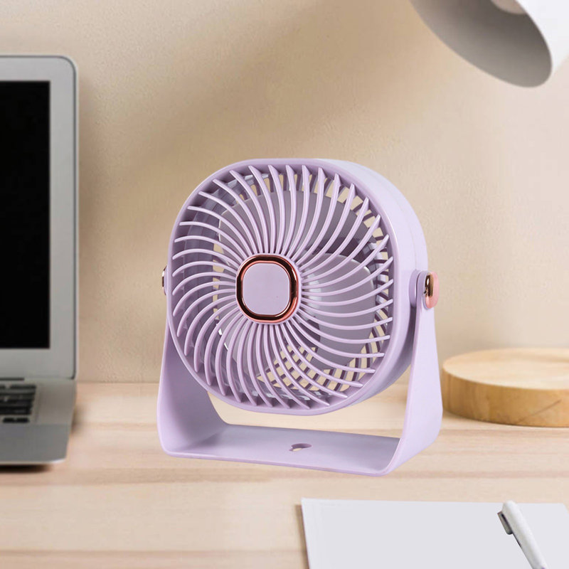 Ventilateur de bureau avec ventilateur USB, Purple