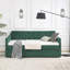 Lit de jour simple avec canapé-lit capitonné de taille simple avec accoudoirs ondulés (80,5 po x 44,5 po x 33,5 po)