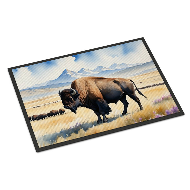 Paillasson Prairie Bison, L 24 po x L 36 po