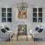 Lustre tambour en cristal 4 lumières Icenhour