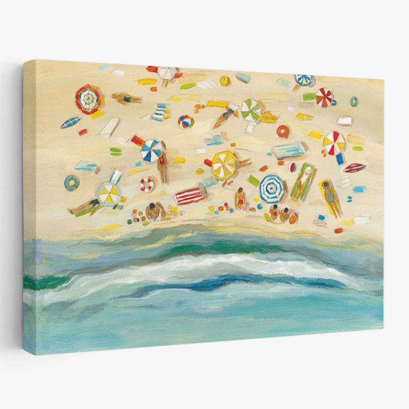 Beach Day - Couvertures Beach Beach Parasols Beach Day, H 48 po x l 32 po