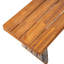 Ensemble de table de salle à manger d'extérieur en bois d'acacia avec 1 table et 1 banc, gris-1124652061